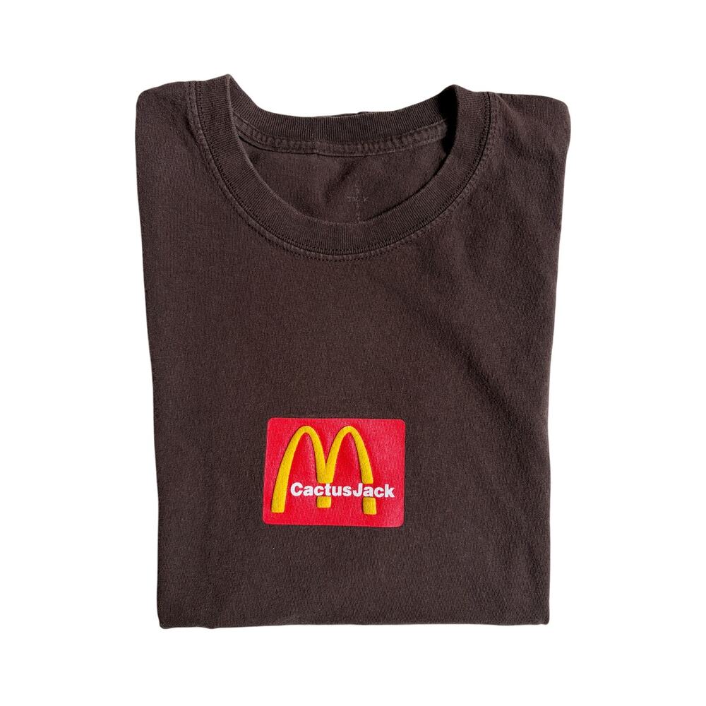 Travis Scott X Mcdonalds Cactus Jack Sesame T-Shirt (Brown) - Medium